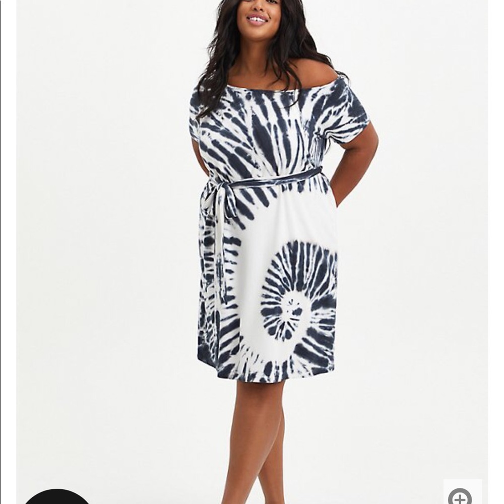 Nwt Torrid size 4 Tie Dye Terry T Shirt Dress